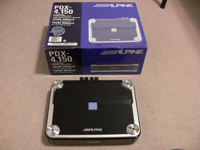 used Alpine PDX-4.150 - in Amps - $500 - Car Audio Forumz - The #1 